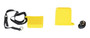 Vestil Thin Polyurethane Fork Tip Protector - 5-5/8 In. x 3/4 In. Fork Pocket - Yellow