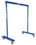 Vestil Steel Portable Work Area Gantry Crane - 80-3/4 In. x 47-3/4 In. x 94 In. 600 lb - Blue