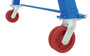 Vestil Steel Knockdown Fixed Gantry Crane with V-Groove Ductile Steel Casters - 20 Ft. 8000 lb - Blue