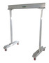 Vestil Aluminum Portable Work Area Gantry Crane - 47-3/4 In. L x 120 In. W x 91-13/16 In. H Beam 2,000 lb - Silver