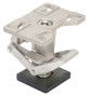 Vestil Stainless Steel Adjustable Floor Lock - 8-1/4 to 11-1/2 In. Height - Silver
