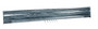 Vestil Galvanized Steel 3 Ribbed Bolt On Style Guard Rail - 113.875 In. Length - Gray