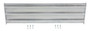 Vestil Galvanized Steel 3 Ribbed Bolt On Style Guard Rail - 53.875 In. Length - Gray