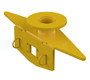 Vestil Steel Fifth Wheel Trailer Spotter, - 3 In. Receiver, 4K - Yellow