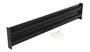 Vestil Steel 2 Ribbed Bolt On Style Guard Rail - 54 In. Length - Black