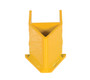 Vestil Steel Upright Rack Guard - 7 In. x 5 In. x 5 In. - Yellow