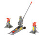 Vestil Steel Manual Hydraulic Fork Truck Jack - 43-1/4 In. x 7-7/8 In. x 36 In. 8,000 lb - Gray