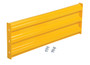 Vestil Steel 3 Ribbed Bolt On Style Guard Rail - 29.875 In Length - Yellow