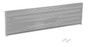 Vestil Steel 3 Ribbed Bolt On Style Guard Rail - 53.875 In. Length - Silver
