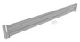 Vestil Steel 2 Ribbed Drop In Style Guard Rail - 90 In. Length - Silver