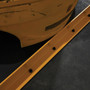 Vestil Steel Floor Safety Curb - 3/8 In. Thick 120 In. Long - Yellow