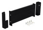 Vestil Steel 2 Ribbed Drop In Style Guard Rail - 18 In. Length - Black