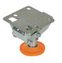 Vestil Steel Floor Lock - 3-7/16 to 4-1/4 In. Height - Silver