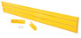 Vestil Steel 3 Ribbed Drop In Style Guard Rail - 113.875 In. Length - Yellow
