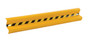 Vestil Steel Straight Guard Rail - 36 In Length - Yellow