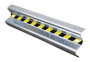 Vestil Galvanized Steel Straight Guard Rail - 48 In. Length - Gray