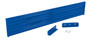 Vestil Steel 3 Ribbed Drop In Style Guard Rail - 89.875 In. Length - Blue