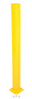 Vestil Steel Drop In Tubular Guard Rail Post - 72 In. Length - Yellow