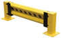 Vestil Steel Drop In Guard Rail - 2 Ribbed 48 In. Length - Yellow