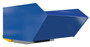 Vestil Steel Heavy Duty Bump and Dump Hopper - 1 Cubic Yard 6,000 lb - Blue