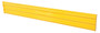 Vestil Steel 3 Ribbed Bolt On Style Guard Rail - 101.875 In. Length - Yellow