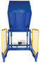Vestil Steel Electric Hydraulic Box Dumper - 48 In. Dump Height 4,000 lb - Blue