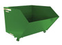 Vestil Steel Heavy Duty Low Profile Self Dumping Hopper - 1-1/2 Cubic Yard 6000 lb - Green
