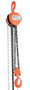 Vestil Steel Manual Chain Hoist - 15 Ft. Lift 4,000 lb - Orange