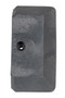 Vestil Plastic End Cap For Guard Rail System - Gray