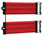 Vestil Steel 3 Ribbed Guard Rail Spring Gate - 41.875 In. Length - Red