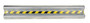Vestil Galvanized Steel Straight Guard Rail - 72 In. Length - Gray