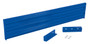 Vestil Steel 3 Ribbed Drop In Style Guard Rail - 77.875 In. Length - Blue