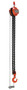Vestil Steel Manual Chain Hoist - 10 Ft. Lift 10,000 lb - Orange