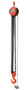 Vestil Steel Manual Chain Hoist - 10 Ft. Lift 10,000 lb - Orange