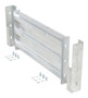 Vestil Galvanized Steel 3 Ribbed Drop In Style Guard Rail - 29.875 In Length - Gray