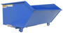Vestil Steel High Strength Low Profile Hopper - 1 Cubic Yard 6000 lb - Blue
