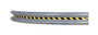 Vestil Galvanized Steel Curved Guard Rail - 144 In. Length - Gray