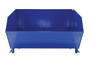 Vestil Steel Light Duty Low Profile Self Dumping Hopper - 1 Cubic Yard 2000 lb - Blue