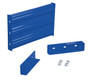 Vestil Steel 3 Ribbed Drop In Style Guard Rail - 24 In. Length - Blue