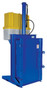 Vestil Steel Hydraulic Drum Crusher and Compactor - 230 Volt Three Phase 38,000 lbs Crushing Force - Blue