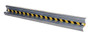 Vestil Galvanized Steel Straight Guard Rail - 96 In. Length - Gray