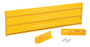 Vestil Steel 3 Ribbed Drop In Style Guard Rail - 53.875 In. Length - Yellow