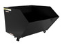 Vestil Steel Medium Duty Low Profile Self Dumping Hopper - 1-1/2 Cubic Yard 4000 lb - Semi Gloss Black