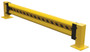 Vestil Steel Drop In Guard Rail - 2 Ribbed 96 In. Length - Yellow