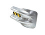 Vestil Steel Flared End Guard - 28-5/8 In. x 9-5/8 In. x 16-1/4 In. For Guard Rail Systems - Silver