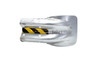 Vestil Steel Flared End Guard - 28-5/8 In. x 9-5/8 In. x 16-1/4 In. For Guard Rail Systems - Silver