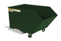 Vestil Steel Medium Duty Low Profile Self Dumping Hopper - 1/2 Cubic Yard 4000 lb - Hunter Green