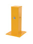 Vestil Steel Drop In Tubular Guard Rail Post - 18 In. Length - Yellow