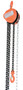 Vestil Steel Manual Chain Hoist - 20 Ft. Lift 1,000 lb - Orange
