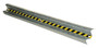 Vestil Galvanized Steel Straight Guard Rail - 144 In. Length - Gray